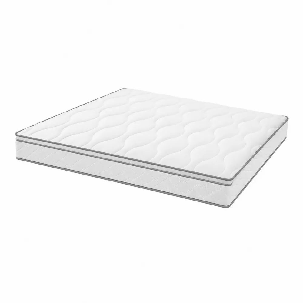 Matelas en mousse polyuréthane 140x200 cm Blanc